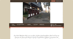 Desktop Screenshot of muenchnerhof-herford.de